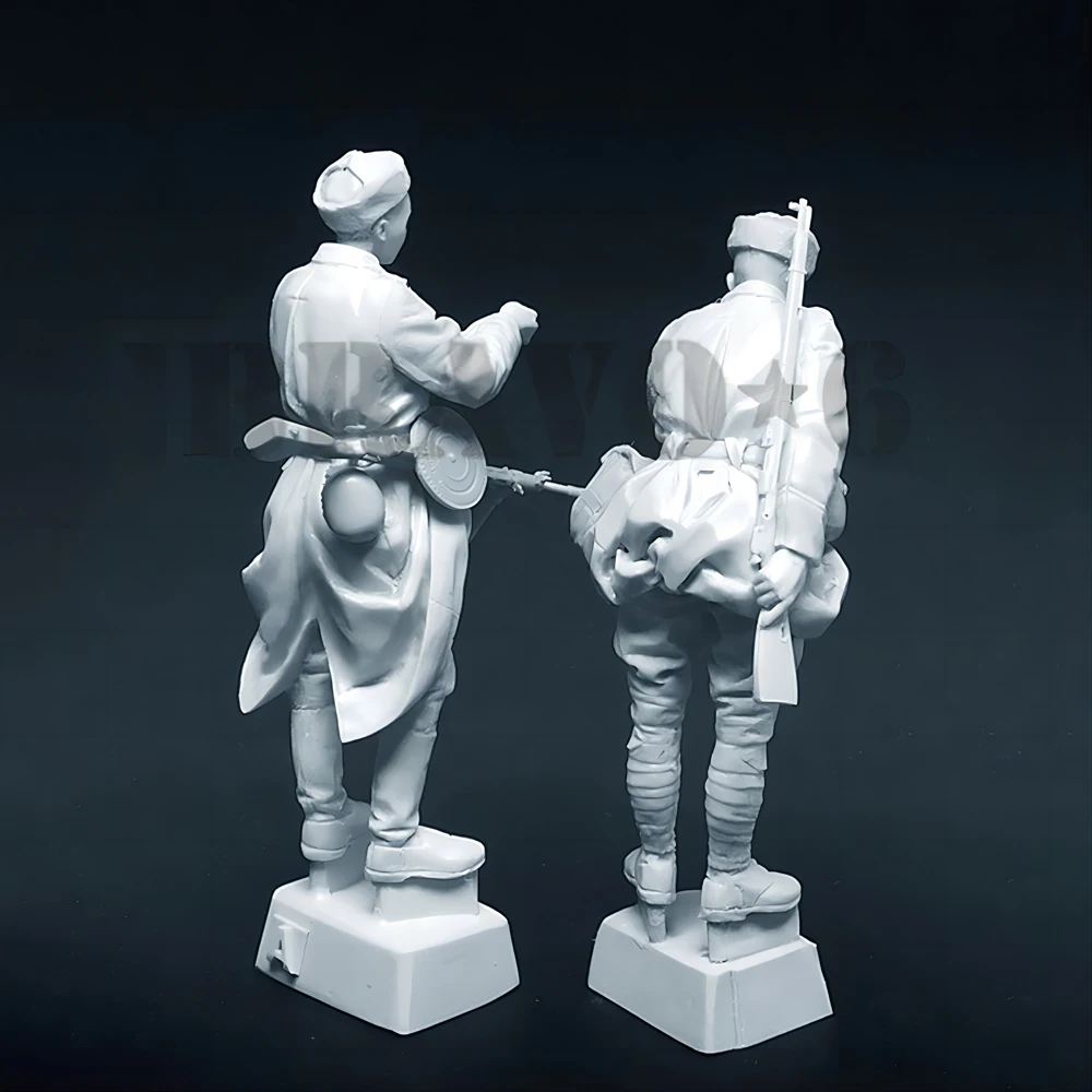 1/35 Resin Model Figure Kits GK , Two People，Military Theme，Unassembled And Unpainted,381C