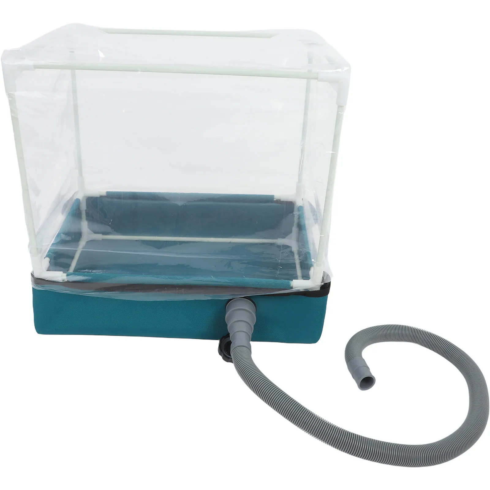 Mini Succulent Greenhouse Kit with Water Reservoir Base Foldable Compact Tabletop Indoor Plant Display Box for Succulents