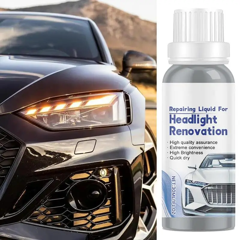 Headlight Polishing Fluid Lens Restoration Liquid Repair Fluid Restoration Liquid Scratch Headlight Cleaner Brightening Car