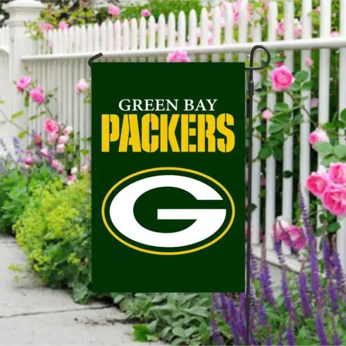 Green Bay Packers Football Fans 12x18 Garden Flag Double Sided Yard Banner