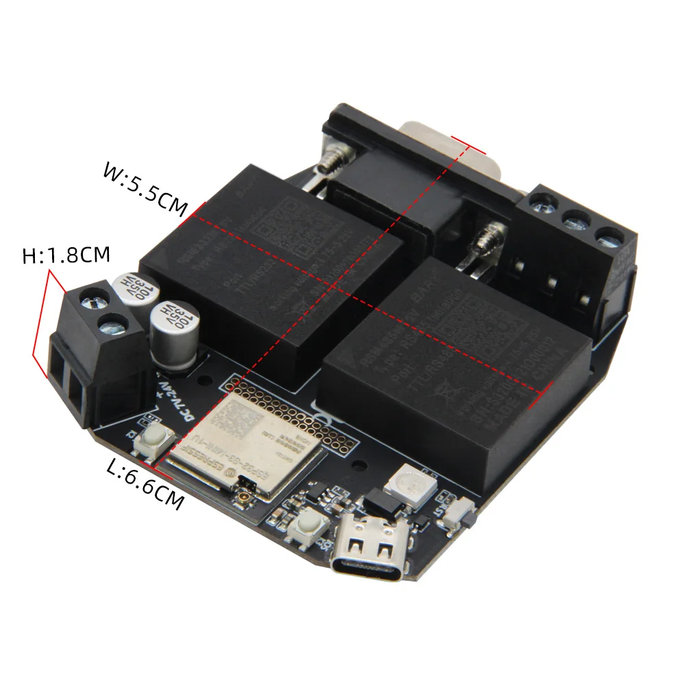 LILYGO® T-RSS3 ESP32-S3 płytka rozwojowa RS232 RS485 5V moduł pokładowy WS2812 Wi-Fi Bluetooth 5.0 Typs C RSM232MT5V RSM485MT5V — zdjęcie produktu 5