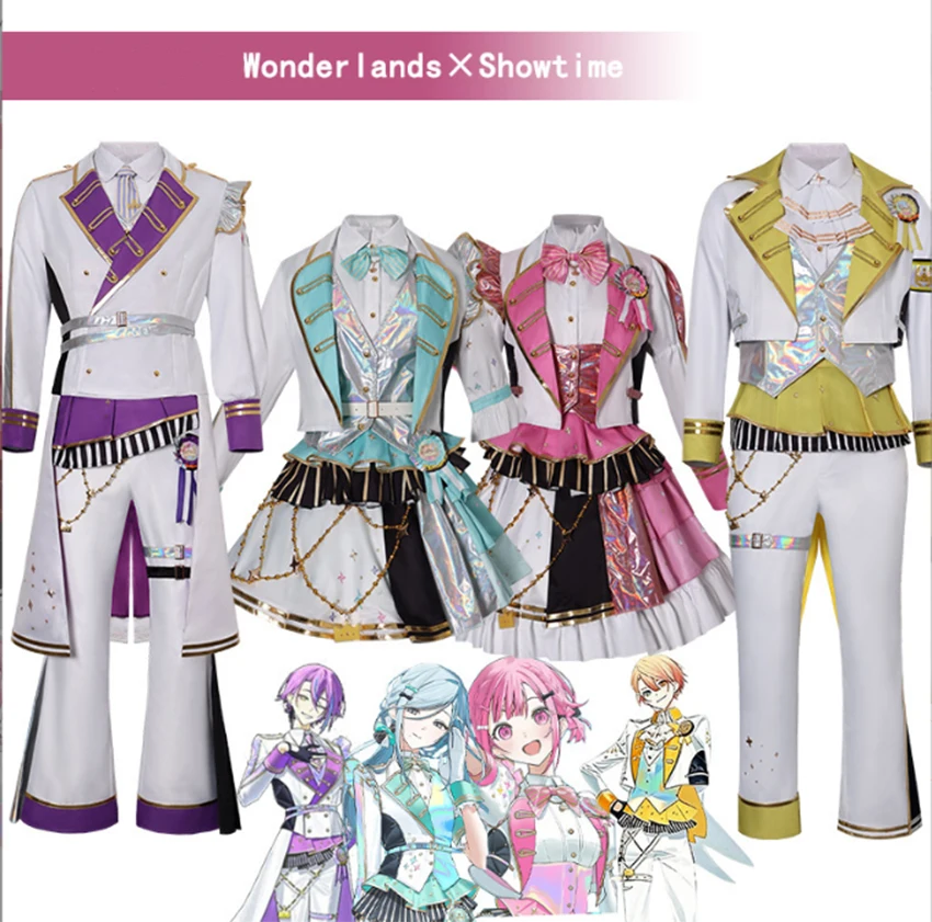 

Project Sekai 5th Akiyama Mizuki‌ Kamishiro Rui Tenma Tsukasa Otori Emu Cosplay Costume Performance Stage lolita Carnival ‌