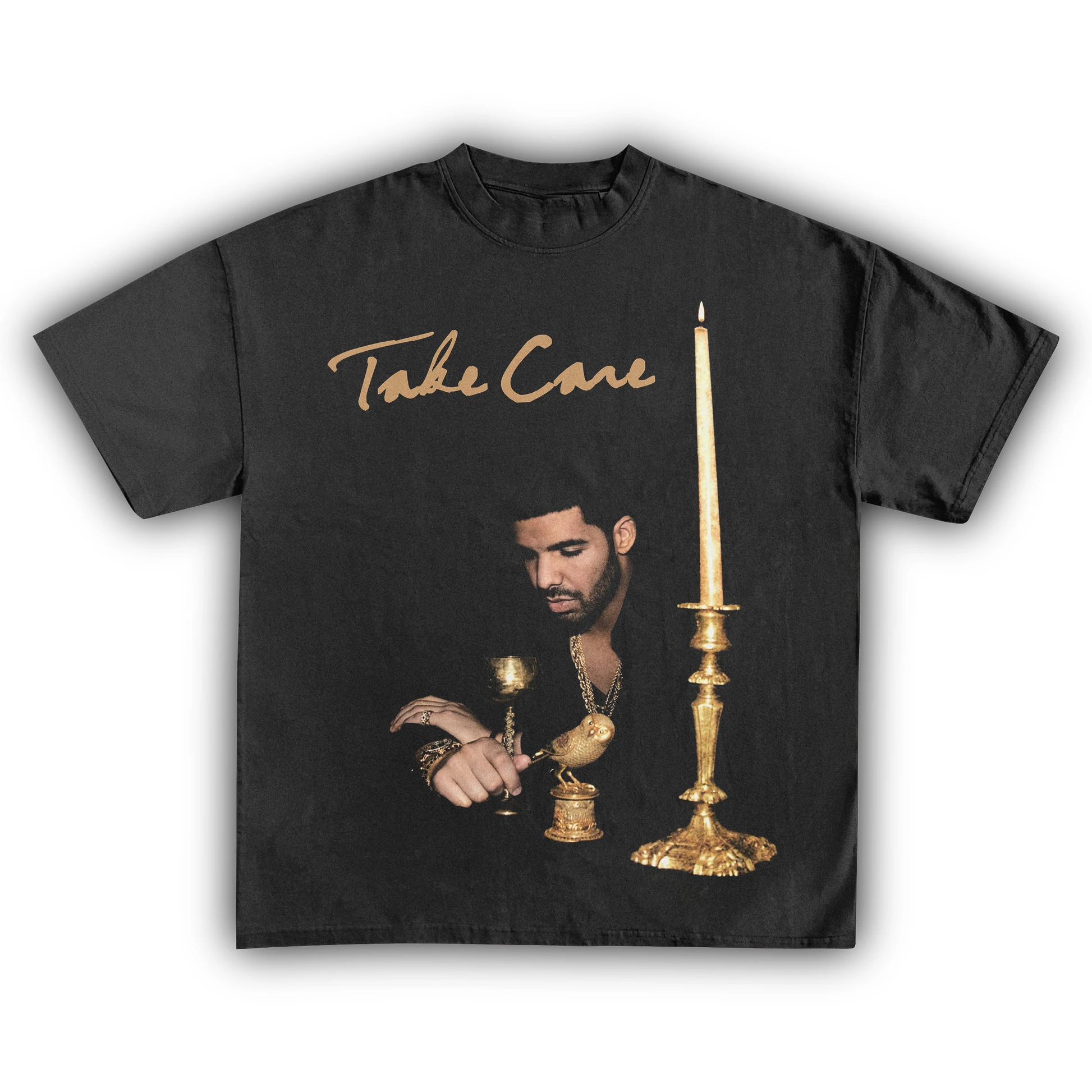 Drake Take Care Rapper Graphic Cotton T-shirt Women Unisex Fans Essentials Short Sleeve Retro Summer Fashion Luxury Brand Tee