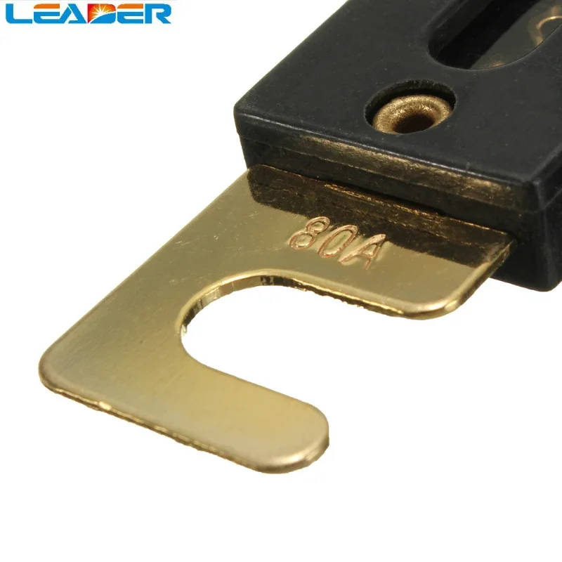 LEADER  SOLAR Free Shopping 1/5/10/20 Pcs/Lot Car Stereo Audio ANL Fuse Gold Plated 30 A -300A Fusible Corta Corriente Auto