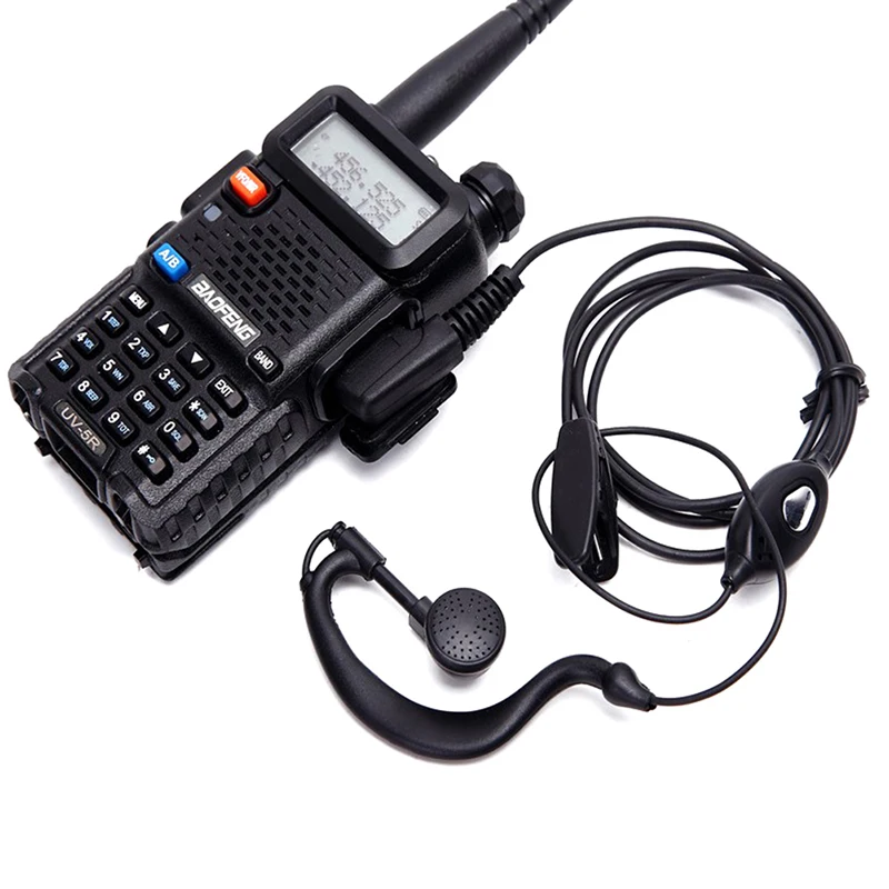 2 Pin Walkie-Talkie Headset Wired Two Way Ham Radio Earpiece Earphone For Baofeng BF-888S UV5R Walkie Talkie 992 Earwear