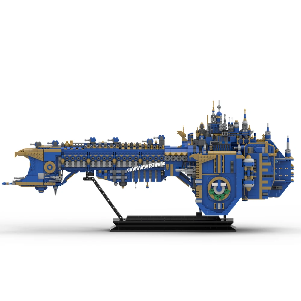 NEW 4906pcs Space Game Macragge's Honour spaceship Gloriana Class Battleship model creative ideas ChildToy Gift technology Block