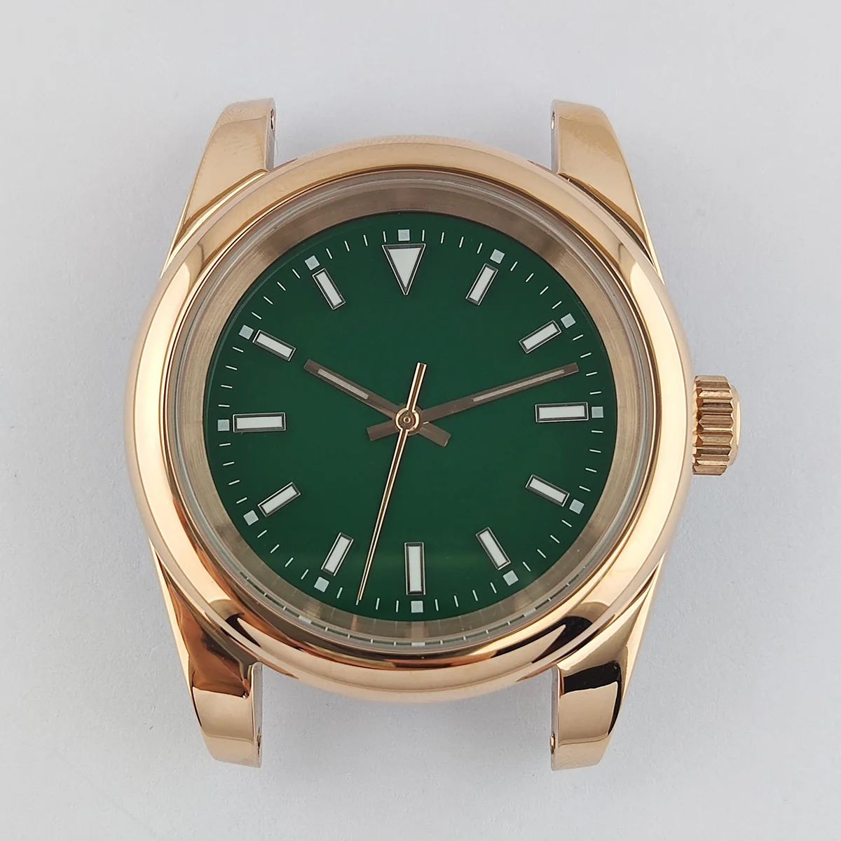 39mm Watch Case NH35 Case NH35 Dial Custom Logo Stainless Steel Sapphire Glass Case Watch Accessories Parts Fit NH35/36 Movement