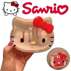 Sanrio Hello Kitty Soap Box Anime Cute Draining Rack Clear Layer Travel Soapboxes Soaps Storage Holder Bathroom Supplies Holder