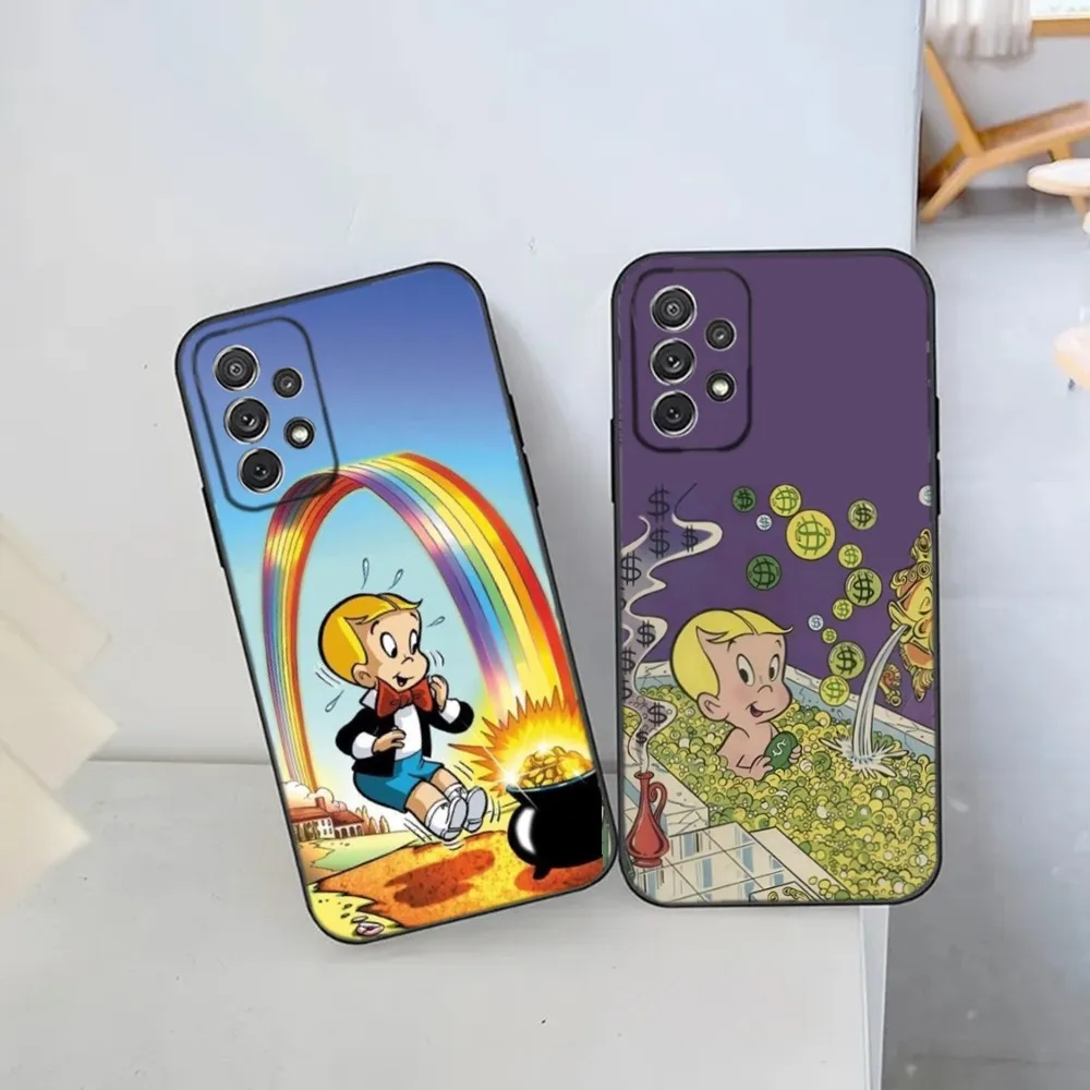 

R-Richie Rich Phone Case For Samsung S21,S22 Ultra,S20,S30 plus,S22 plus,S23,S30 ultra 5G Silicone Cover