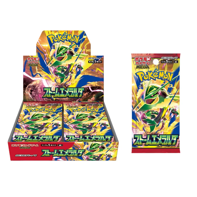 Pokémon TCG M6 Storm Emeralda M5 Abyss Eye M2 Phantasmal Flames Japanische Booster-Box Mega Rayquaza Sammelkarten
