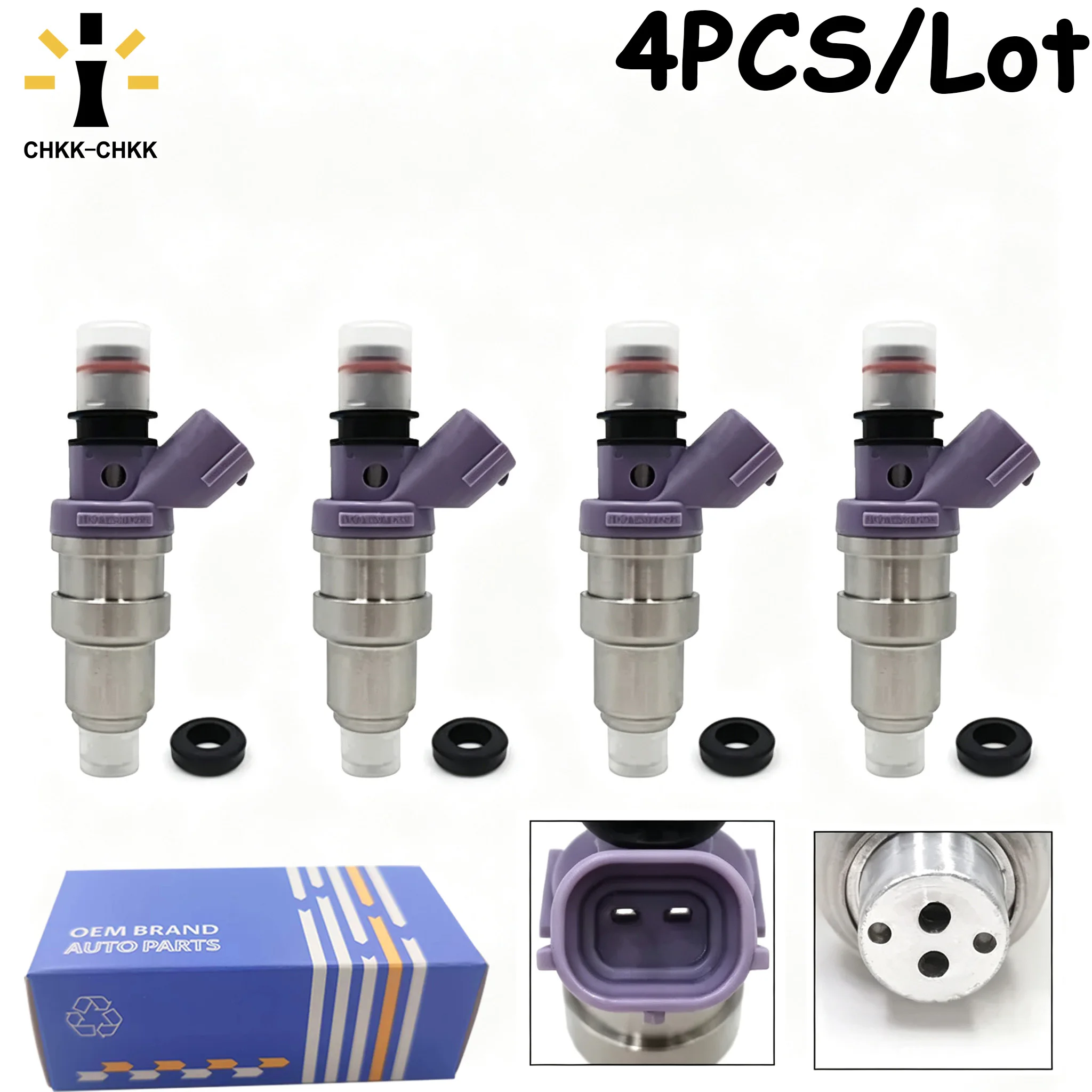 CHKK-CHKK 4PCS/lot 1001-87095 800CC Fuel Injector Fits for Toyota&Lexus SC / JZX100 / JZZ30 / JZX110