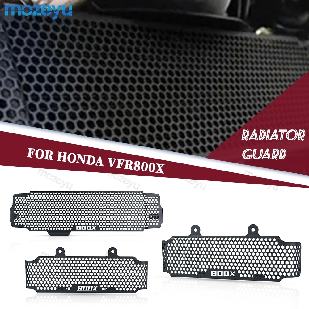

Комплект защитных накладок на решетку радиатора для мотоцикла Honda VFR800X VFR 800 X Crossrunner 2015-2021, верхняя и нижняя защита масляного радиатора
