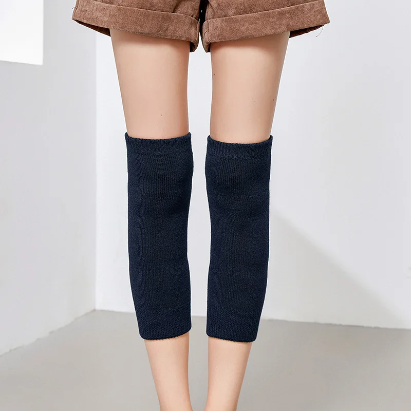 Winsleter-30% وسادة ركبة من صوف الأغنام، دفء حماية الركبة، وسادات طويلة للركبة لغرفة تكييف الهواء للرجال والنساء، خريف 2025 A57167CC