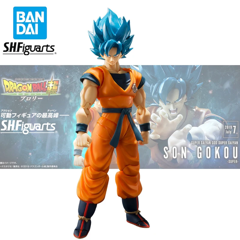 Son Goku DRAGON BALL In Stock Original BANDAI S.H.Figuarts Action Figure PVC Collectible Model Dolls Statuette Ornament Gift