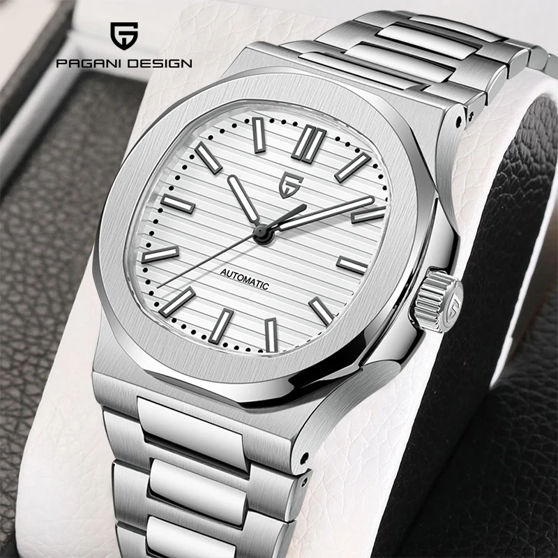 PAGANI DESIGN Watch For Men Seagull ST6 Mechanical Mens Automatic Watches Sapphire Stainless Steel Waterproof Relogio Masculino