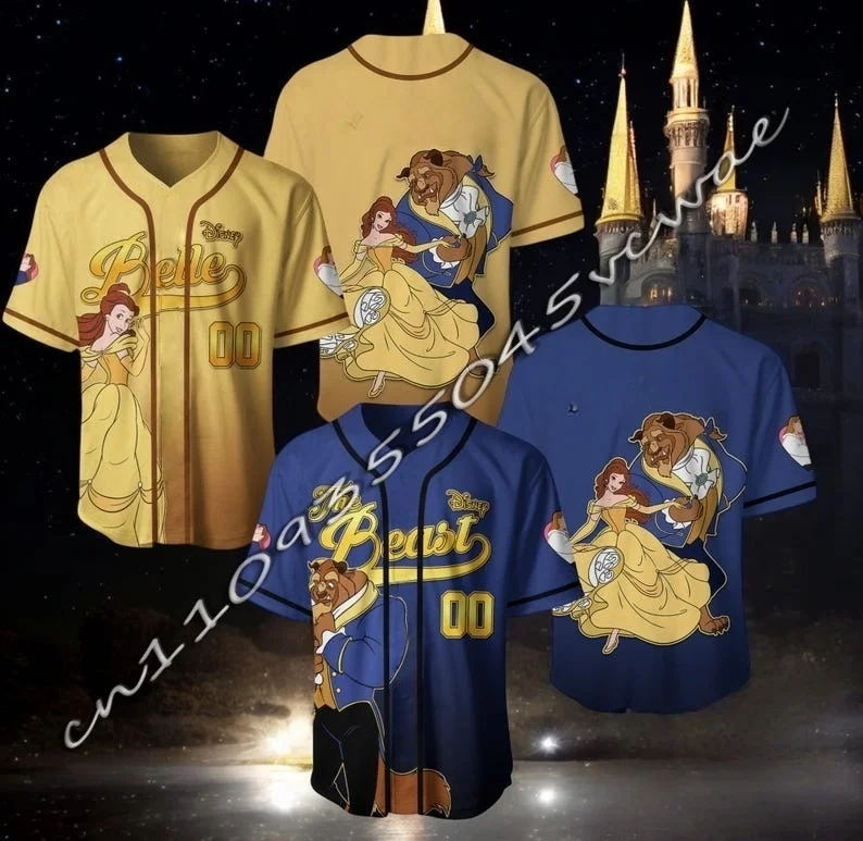 camiseta-esportiva-de-verao-tematica-disney-a-bela-e-a-fera-para-casais-unissex-top-de-maternidade-2026