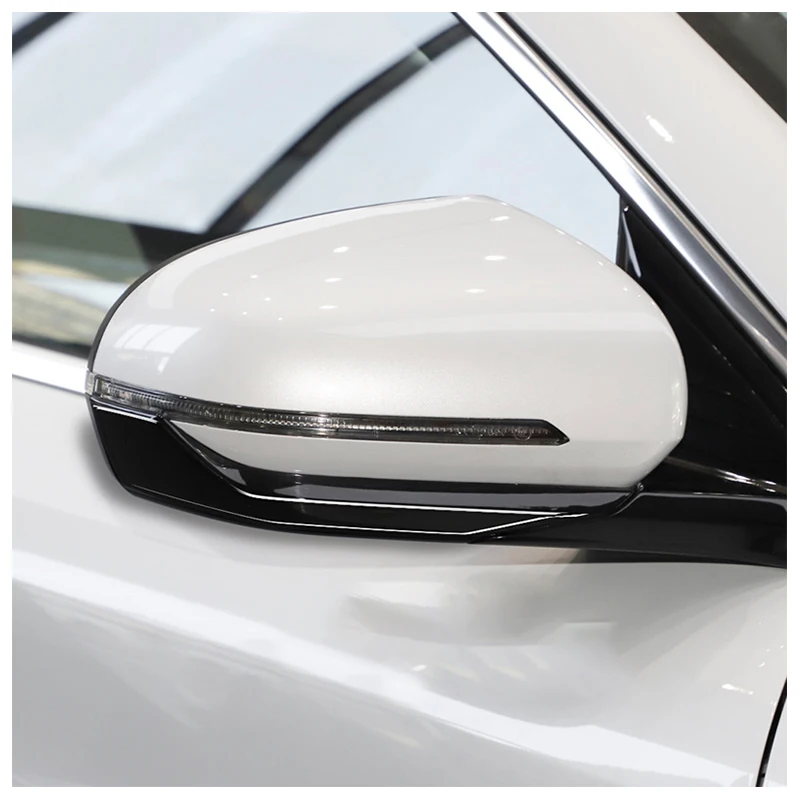 For BYD ATTO 3 YUAN PLUS Gloss Black ABS Mirror Triangle Decorative Cover Reversing Light Lamp Trim Housing
