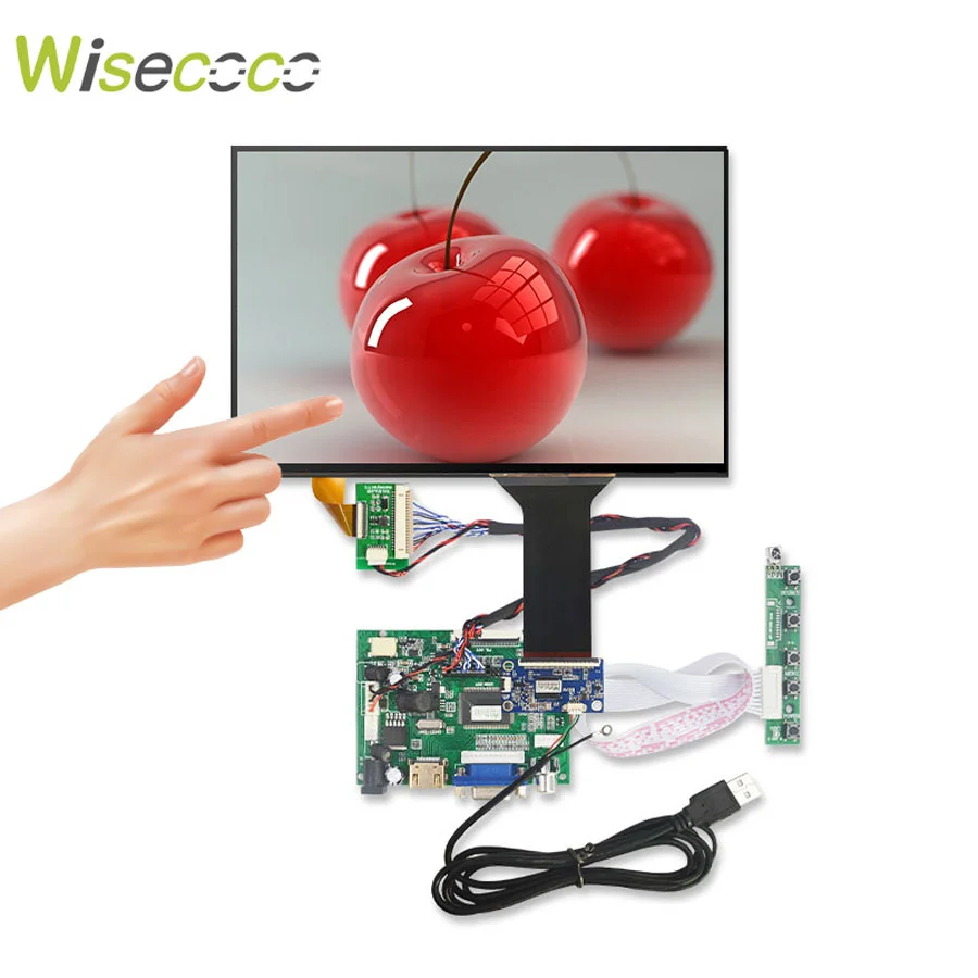 

Wisecoco 10.1 inch IPS Capacitive Touchscreen 1280x800 10-point for Raspberry Pi 5/4B/3B+/3A+ CM3/3+/4 PC Secondary Display