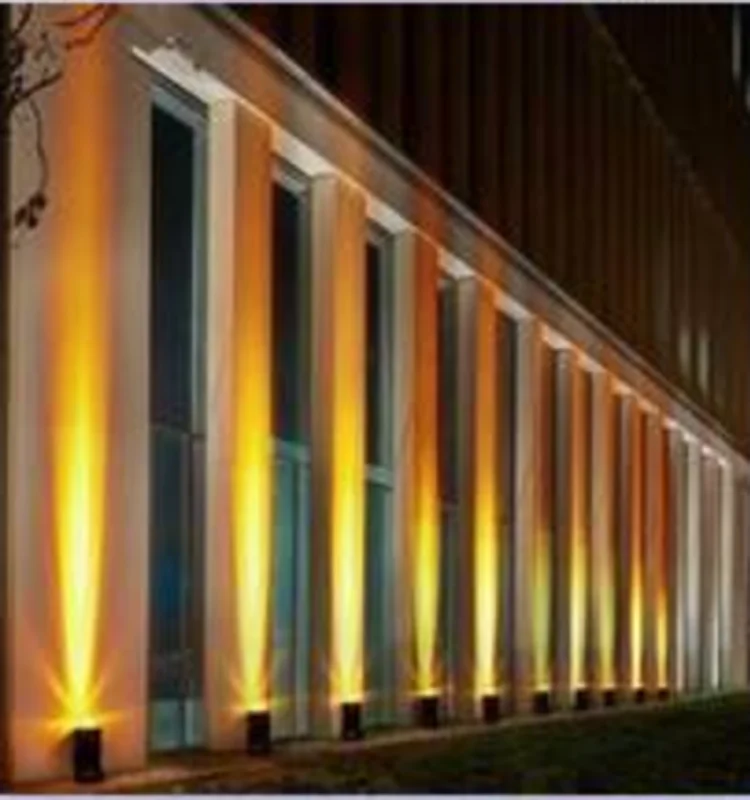 10W beam light wall lamp hotel building contour exterior wall lighting spotlights outdoor narrow light waterproof wash wall lamp