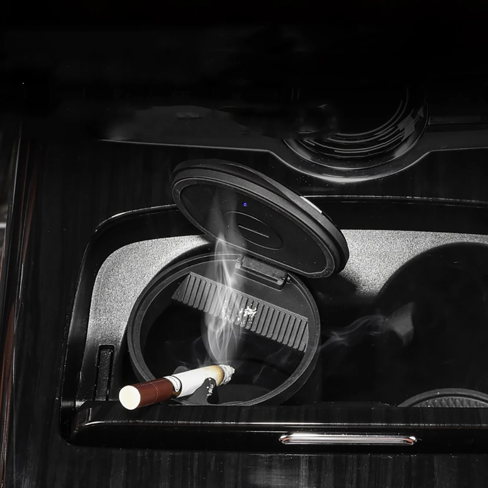 Fit For Lantu Mount Taishan 2025 2026 Car Ashtray Special Intelligent Luminous Covering Multi functional Interior Accessories