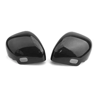 Cubierta de espejo retrovisor lateral Exterior, embellecedor de fibra de carbono, color negro brillante, para Hyundai Staria 2021 2022 2023