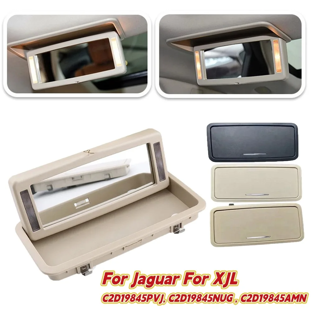 

Car Sun Visor Vanity Mirror Interior W/Lights For Jaguar For XJL C2D19845PVJ, C2D19845NUG , C2D19845AMN Roof Lamp Reading Lamp