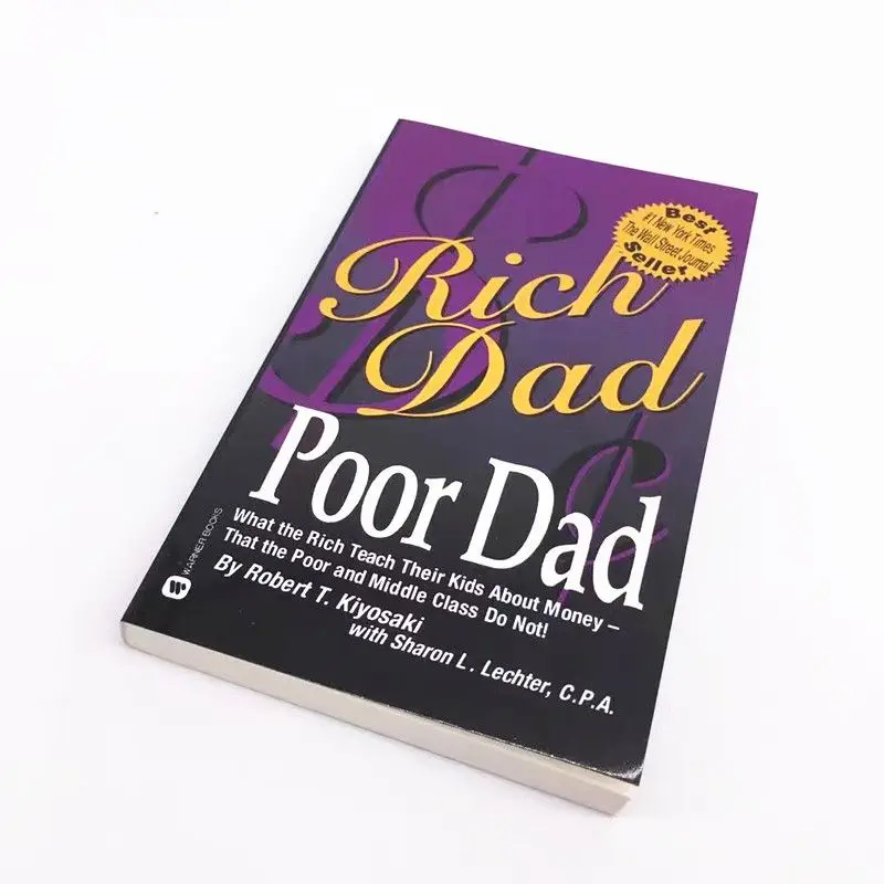 Rich Dad Poor Dad English Edition Financial and Business Education Book Economic Book  educational books