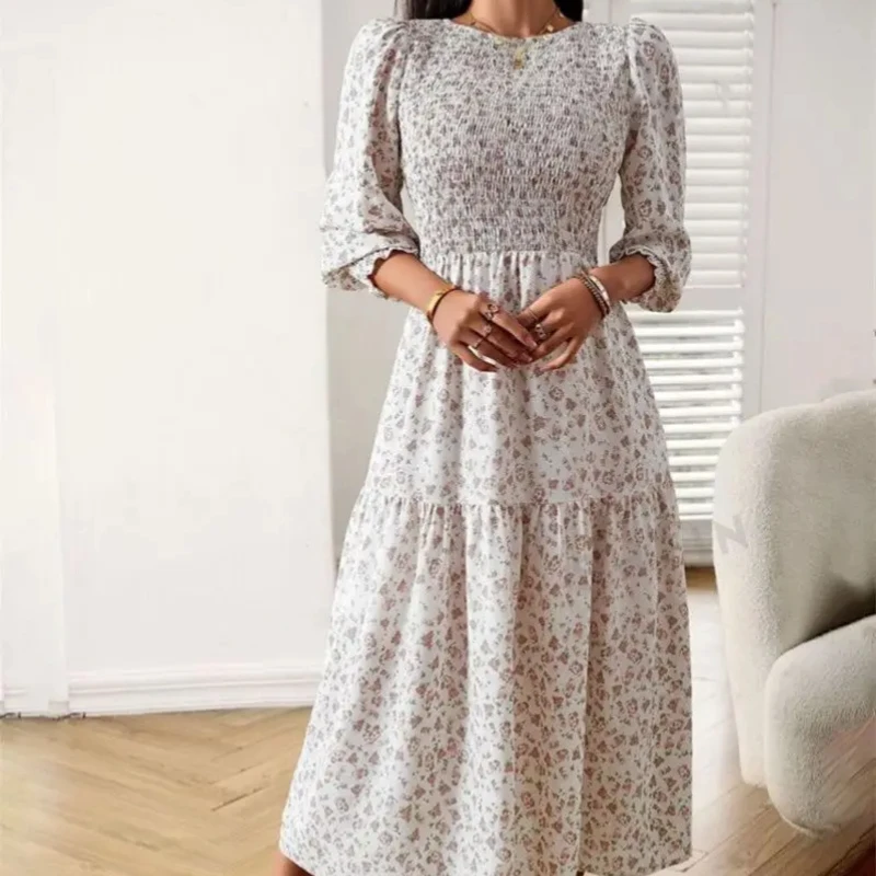 New In Women's Long Sleeve Dresses Boho Summer On Sales Elegant Chic Kpop Beautiful 2025 Fashion Xxl Korean Style X Female Dress