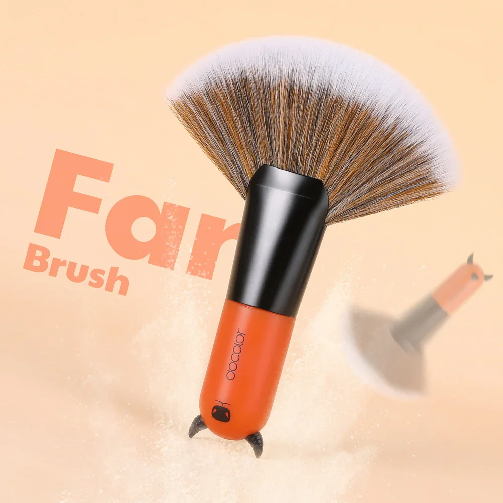 Docolor Loose Powder Makeup Brush Blush Highlighter Partial Face Powder Foundation Brush Cosmetic Makeup Tool Beauty Supplies