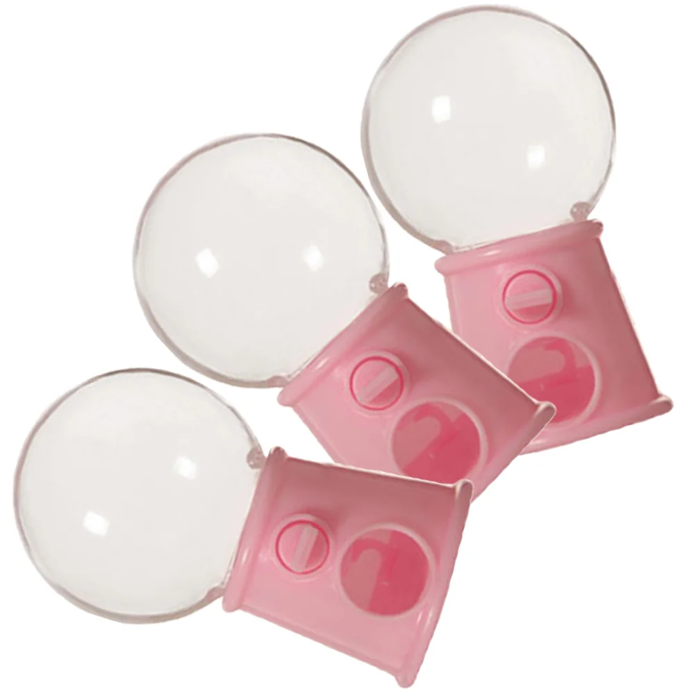

3 Pcs Candy Vending Machine Kid Toy for Kids Baby Toys Bubble Gum Bulk Dispenser Mini