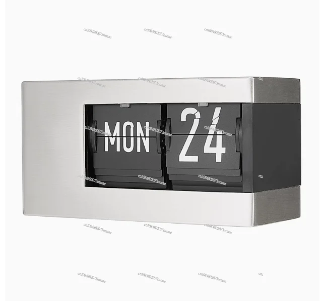 

Automatic Page Turning Electronic Calendar, Desktop Ten Thousand Year Desk Calendar Week High-end Ornament Creative Intelligence