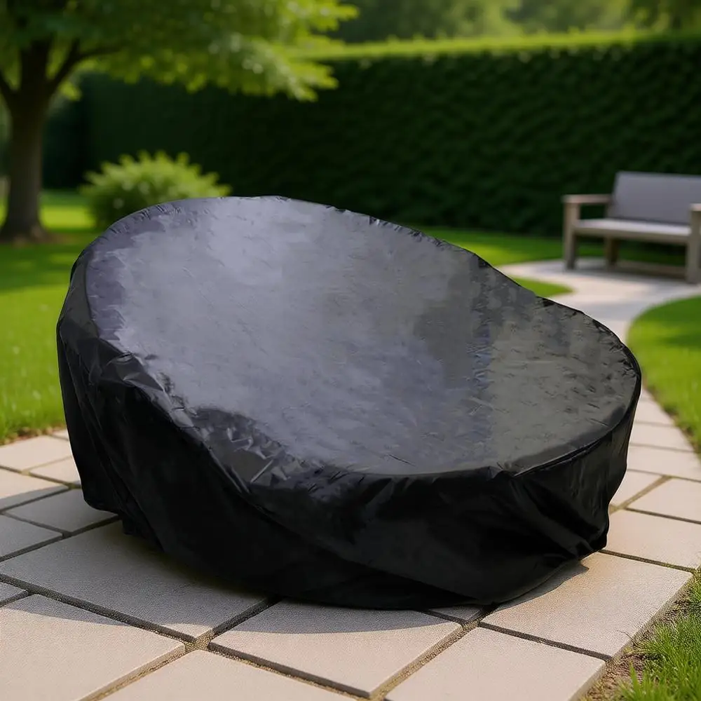 

Водонепроницаемый чехол для уличной круглой плетеной кушетки, диаметр 75 см, с вентиляционным отверстием