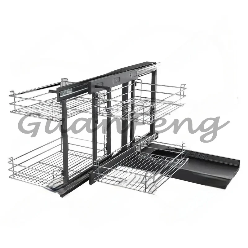 Pull Out Blind Cabinet Shelf Storage Organizer Magic Corner