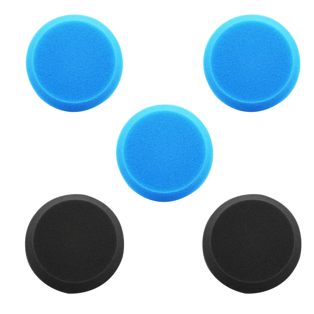 

5Pcs H held Cleaning Sponges Durable Multi function Wax Applicator Painting Pottery Sponge Car Polishing Tool Supplies