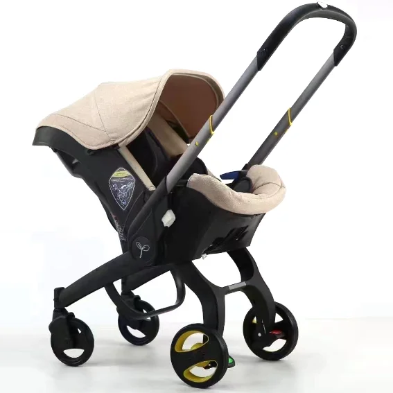 Hot Mom 4 In 1 Baby Walkers Luxury Folding folded Multi-Functional Aluminium Alloy frame Pram Baby Strollers