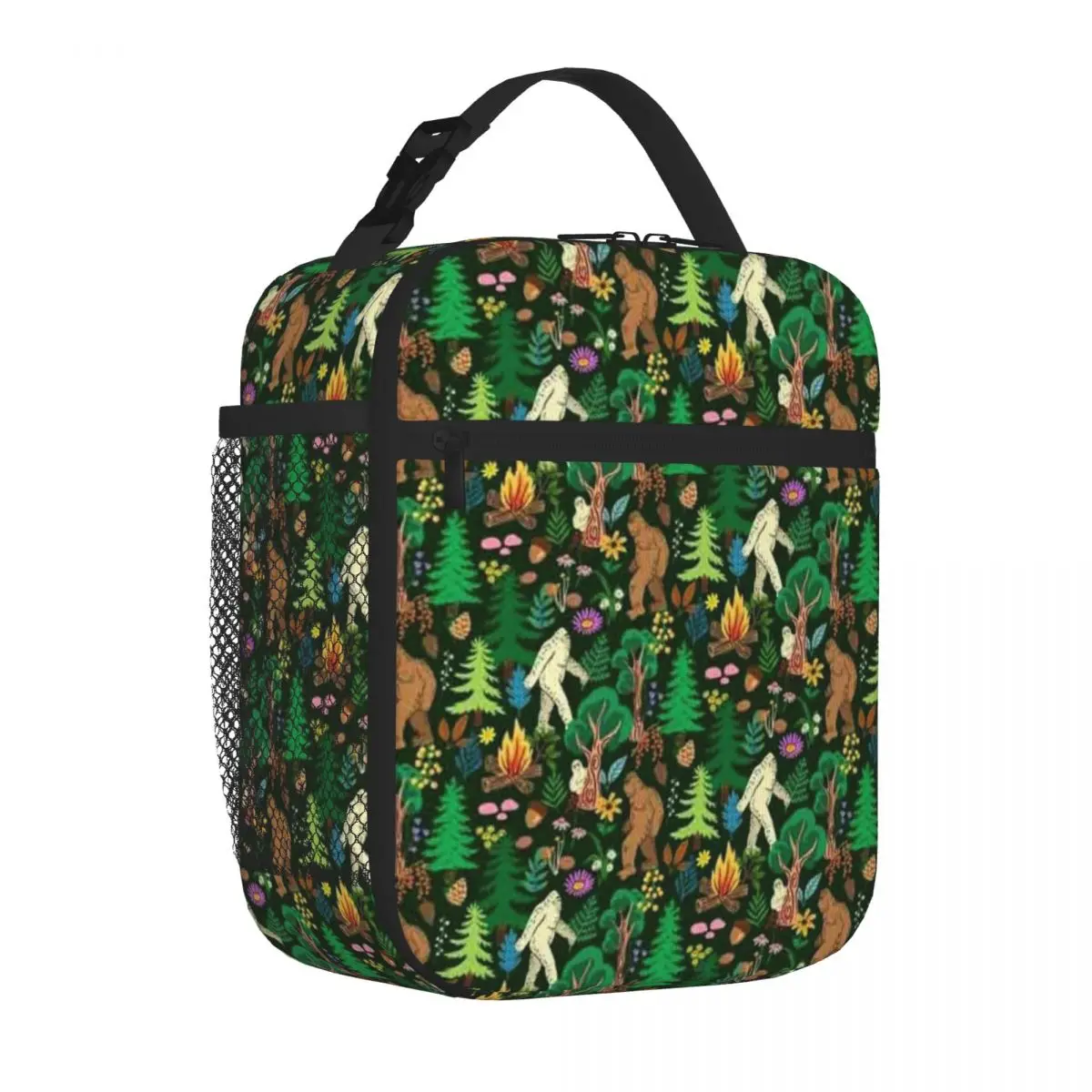 Bestselling The Forest Dwellers Polka Dot Waterproof Lunch Bag Fitness Snack Cooler Tote