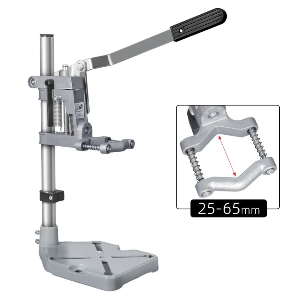 

Light Duty Drilling Stand Drill Stand Drill Press Stand 38mm Reduction Sleeve Easy Assembly Solid Column Superior Concentricity