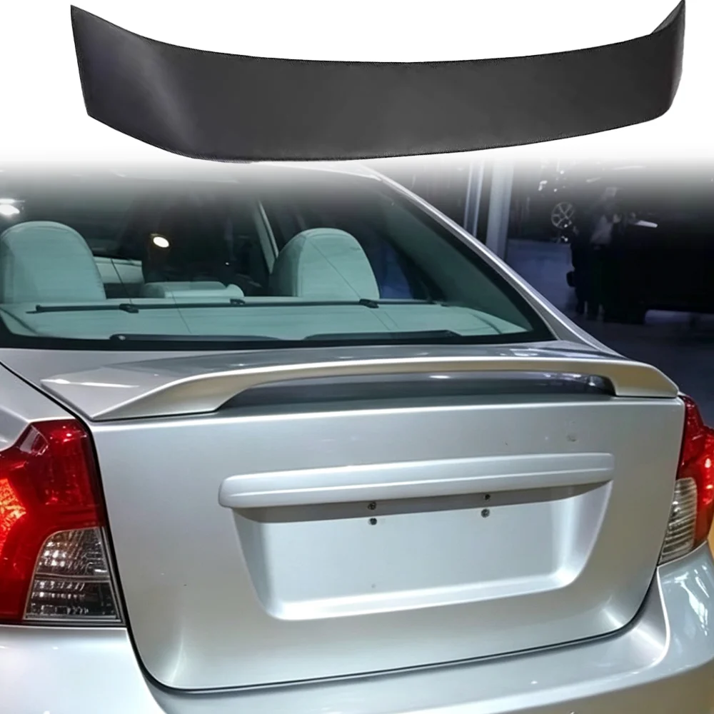 Suitable for Volvo S40 original carbon fiber tail wing 2004-2012 spoiler trunk pressure tail wing modification decorative strip