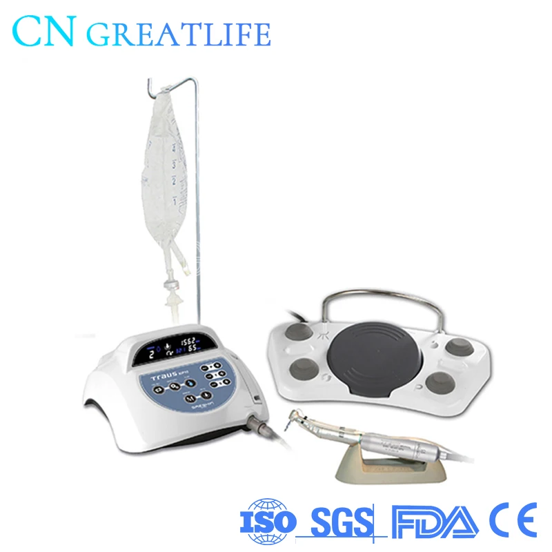 

GreatLife Dent Saeshin Traus XIP10 Led светильник система имплантации зубов, моторный имплантат, мотор для зубного импланта