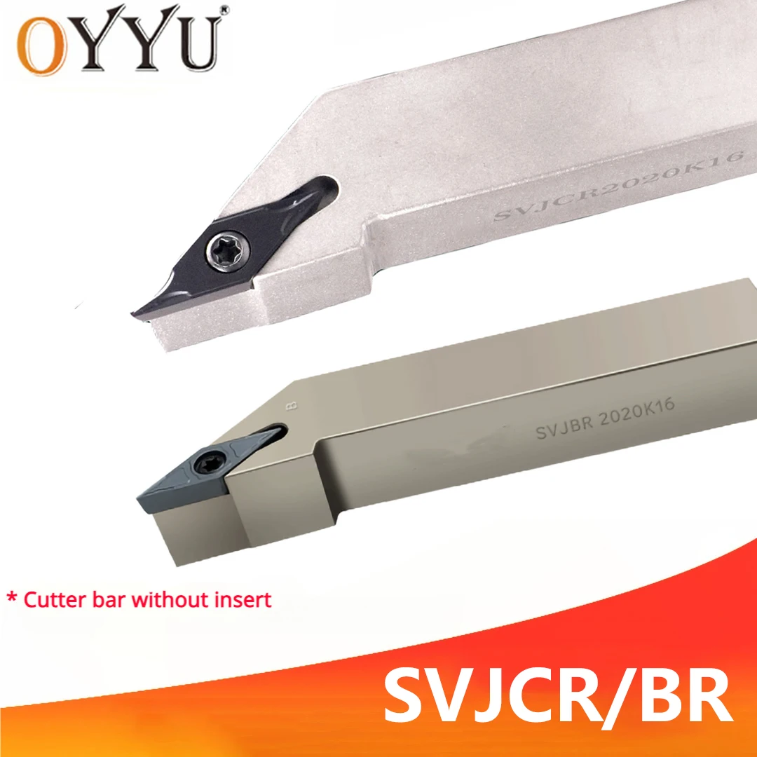 

OYYU SVJCR1616 SVJCR1616H11 SVJCR2020K11 SVJCR2020K16 SVJBR2525M16 Белый внешний держатель инструментов с ЧПУ хвостовик SVJCR SVJBR SVJCR2020