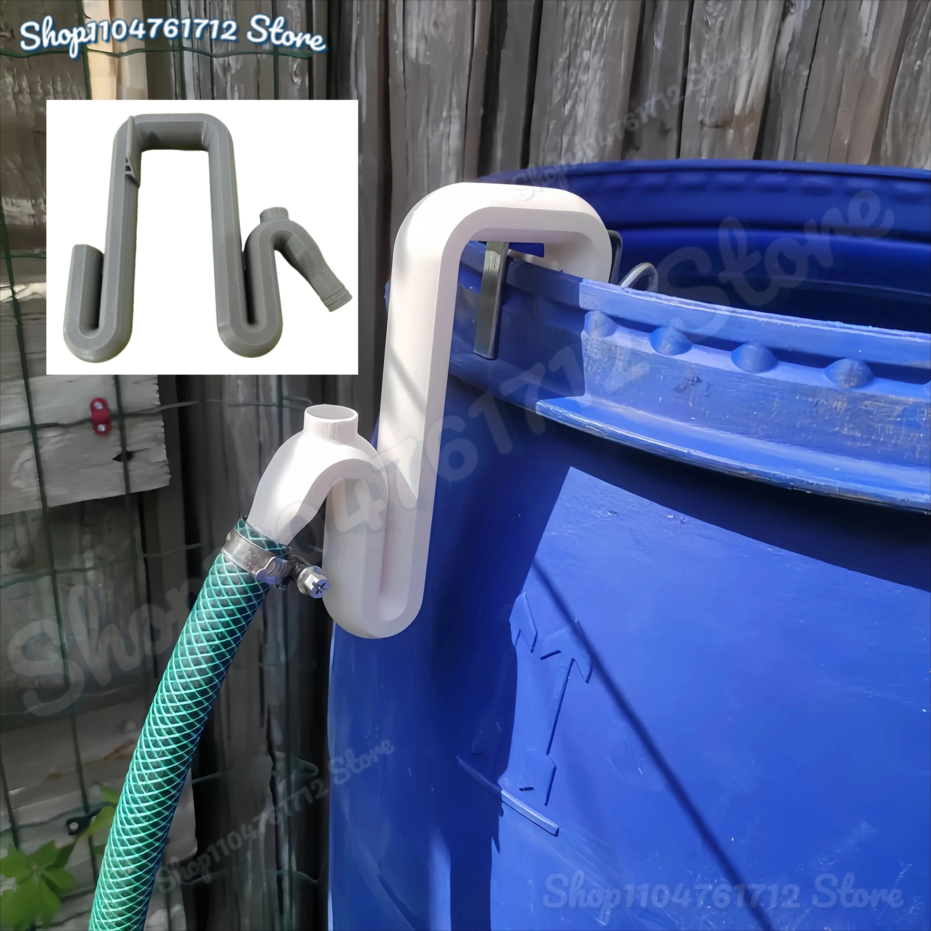 

Rainwater Transfer and Overflow Pipe Solutions - Self-priming Siphon Hose Kit for Easy Automatic Drainage and Water Filling