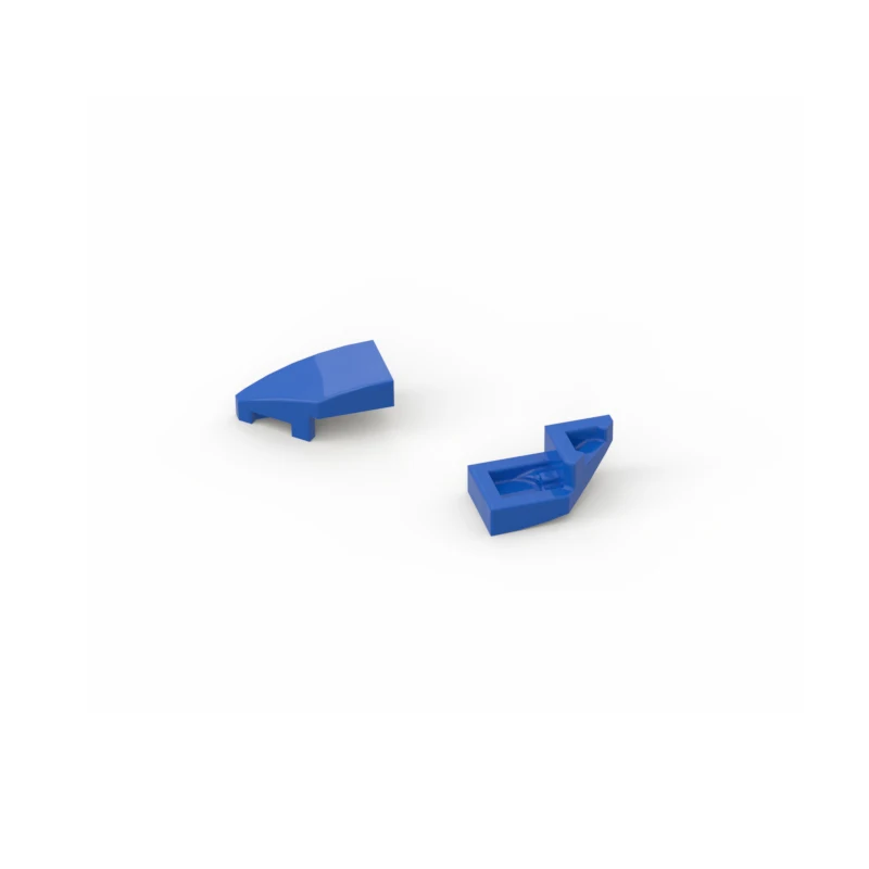 100pcs MOC compatible with 29120 building block parts 1x2 wedge-shaped arc panel (left) creative DIY technology parts