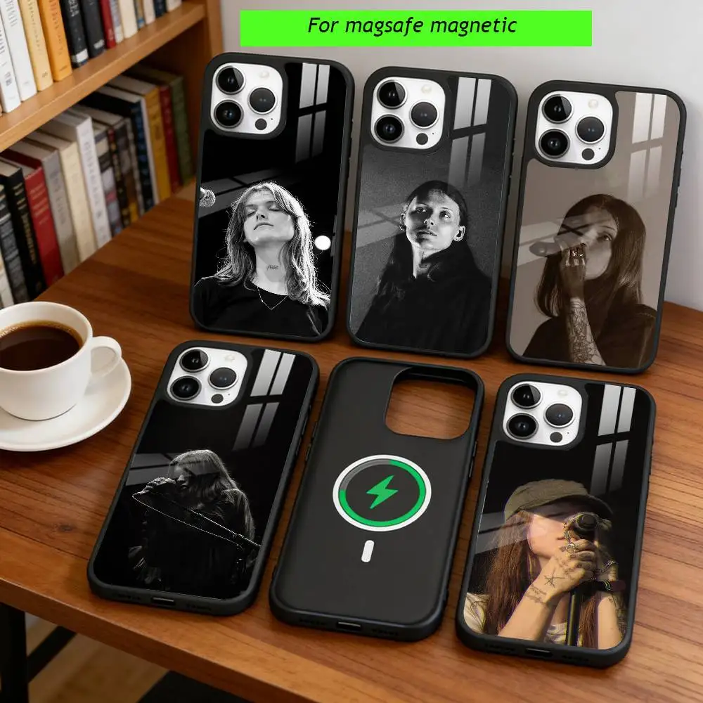 

Singer e-Ethel Cain Phone Case For iPhone17,16,15,14,13,12,11 Plus,Pro Magnetic with Magsafe Wireless Charging