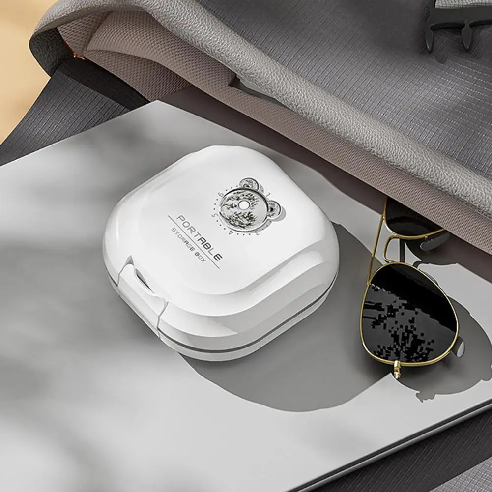 

Органайзер для таблеток, двухслойная аптечка, вместительная портативная двухслойная коробка для таблеток с несколькими лекарствами для путешествий