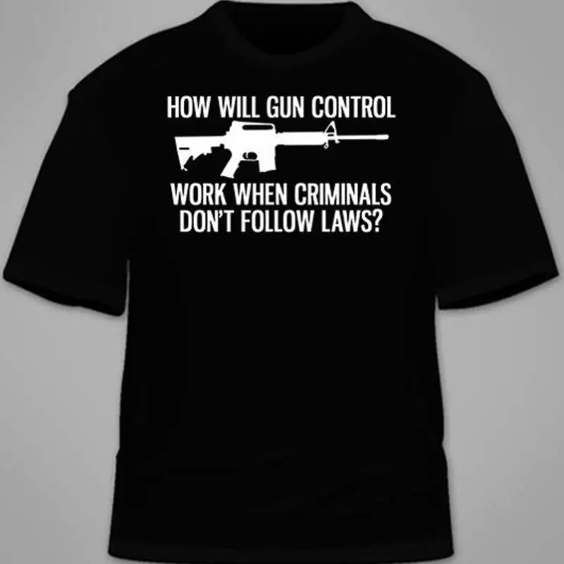 ¿Cómo Will Gun Control Work camiseta. Camisetas Pro Guns NRA Rifle Segunda Segunda Enmienda