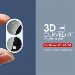 1-3PCS HD Lens Case For Honor X7b 4G 5G 3D Curved Tempered Glass Camera Protector On HonorX7b Honar Honer X 7b X7 b 5G 4G 2024