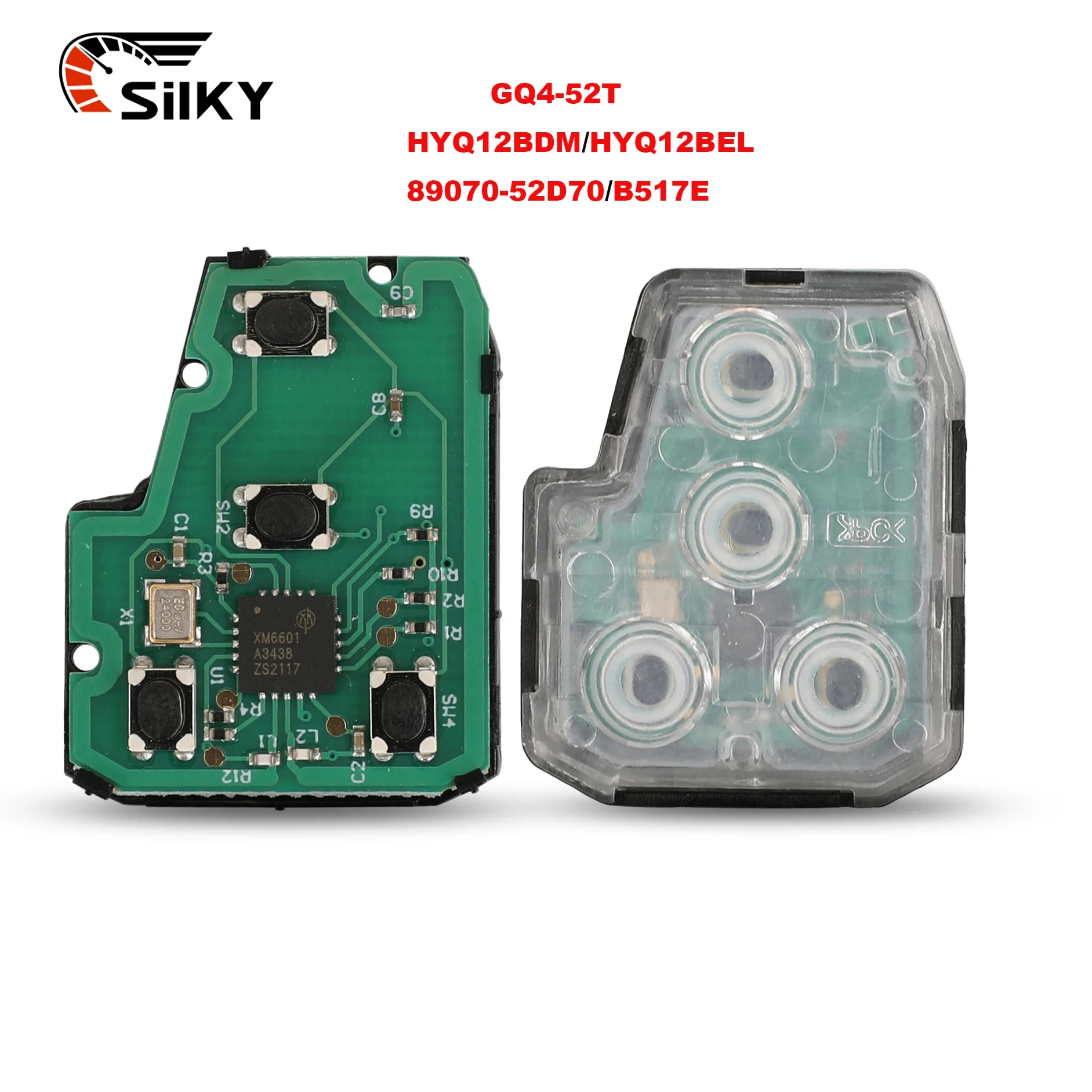 

SilKY Remote key For Toyota Camry G/ H Chip optional 2012-2017 HYQ12BDM/HYQ12BEL/GQ4-52T/89070-52D70/B51TE 314.4Mhz