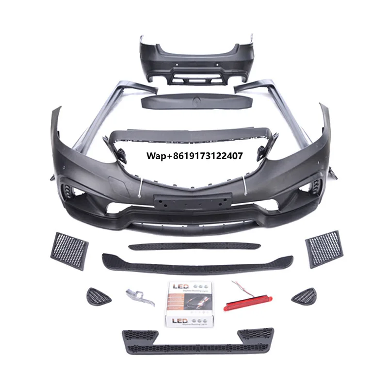 

New High Quality for E-Class E350 2014-16 Upgraded WD-style Body Kit with Rear Bumper & Tail Running Lights USA