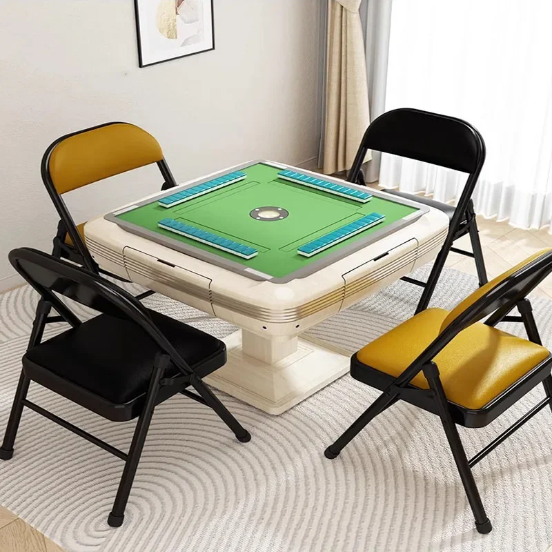 كرسي طعام قابل للطي لغرفة المعيشة مسند ظهر بسيط مقعد منزلي للترفيه محمول Meuble كرسي كمبيوتر بوفيه إسكندنافي