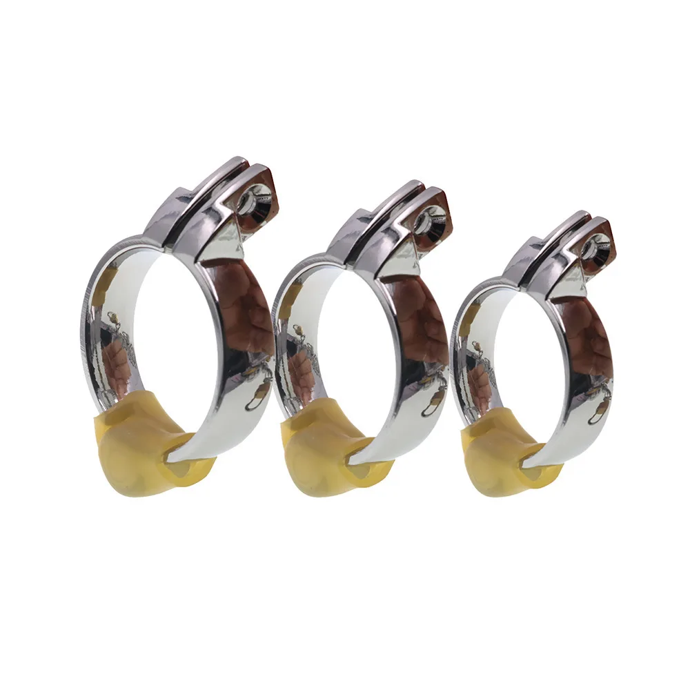 Chastity Device Accessories Snap ring Ball Scrotum Stretcher Male Penis Ring Cock Cage Chastity Lock Bondage Sex Toy for Men